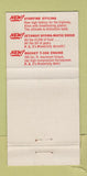 Matchbook Cover - 1956 Oldsmobile Miller's Mechanicsburg PA WEAR 30 Strike