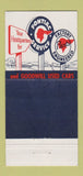 Matchbook Cover - 1954 Pontiac HS Risser Elizabethtown PA 30 Strike