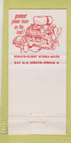 Matchbook Cover - 1956 Pontiac Esler Bloomsburg PA 30 Strike