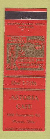 Matchbook Cover - Astoria Cafe Warren OH