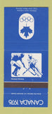 Matchbook Cover - 1976 Canada Olympics Field Hockey BLUE 30 Strike