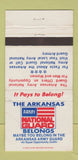 Matchbook Cover - Army National Guard Arkansas  30 Strike