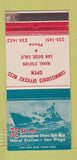 Matchbook Cover - 32 Street Officers Open Mess San Diego CA WEAR 30 Strike