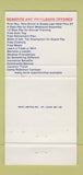 Matchbook Cover - Army National Guard Arkansas 30 Strike