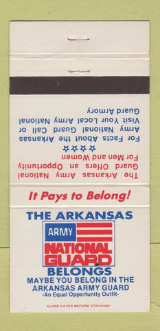 Matchbook Cover - Arkansas Army National Guard AR 30 Strike