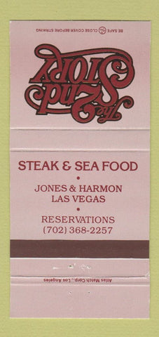 Matchbook Cover - 2nd Store Steak Seafood Las Vegas NV 30 Strike