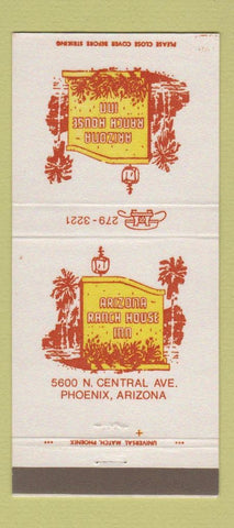 Matchbook Cover - Arizona Ranch House Inn Phoenix AZ 30 Strike