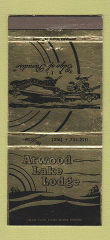 Matchbook Cover - Atwood Lake Lodge  OH 30 Strike