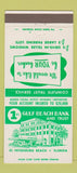 Matchbook Cover - 1st Gulf Beach Bank Trust St Petersburg Beach FL 30 Strike