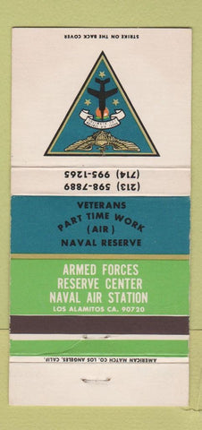 Matchbook Cover - Armed Forces Naval Air Station Los Alamitos CA 30 Strike