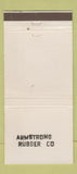 Matchbook Cover - Armstrong Rubber Hotel Fort Des Moines IA 30 Strike