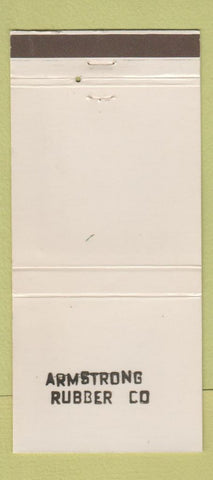 Matchbook Cover - Armstrong Rubber Hotel Fort Des Moines IA 30 Strike