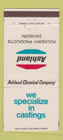Matchbook Cover - Ashland Foundry Products 30 Strike