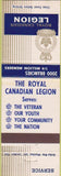 Matchbook Cover - Royal Canadian Legion - No Location