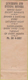 Matchbook Cover - Shriners - Des Moines IA