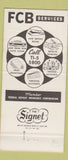 Matchbook Cover - 1st County National Bank Woodbury NJ 30 Strike