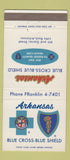 Matchbook Cover - Arkansas Blue Cross Blue Shield Little Rock AR 30 Strike