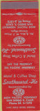 Matchbook Cover - Southward Ho San Diego CA