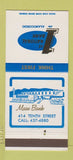 Matchbook Cover - 1st National Bank Alamogordo NM Cloudcroft 30 Strike