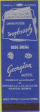 Matchbook Cover - Georgian Motel Folkston GA