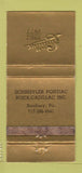 Matchbook Cover - 1977 Cadillac Schreffler Pontiac Sunbury PA Buick 30 Strike