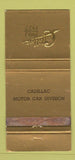 Matchbook Cover - 1977 Cadillac Motor Card Division 30 Strike