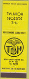 Matchbook Cover - Doctors Hospital Seattle WA