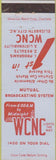 Matchbook Cover - WCNC Elizabeth City NC Radio