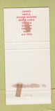 Matchbook Cover - 1971 Chevrolet Lefever Dillsburg PA WORN 30 Strike