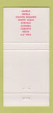 Matchbook Cover - 1971 Chevrolet Main St Garage Carrolltown PA 30 Strike