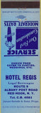 Matchbook Cover - Hotel Regin Red Hook NY