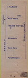 Matchbook Cover - Hotel Regin Red Hook NY