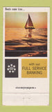 Matchbook Cover - 1st National Bank Philipsburg PA 30 Strike