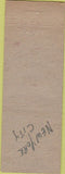Matchbook Cover - Mary Jane Lee New York City rare manumark?