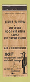Matchbook Cover - 207 Restaurant Champaign IL?