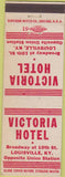 Matchbook Cover - Victoria Hotel Louisville KY