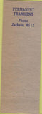 Matchbook Cover - Victoria Hotel Louisville KY