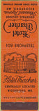 Matchbook Cover - Hotel Thatcher Biddeford ME