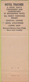 Matchbook Cover - Hotel Thatcher Biddeford ME
