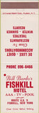 Matchbook Cover - Fishkill Motel NY