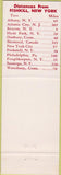 Matchbook Cover - Fishkill Motel NY