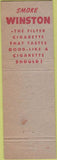 Matchbook Cover - WINZ Radio Miami FL Winston Cigarettes