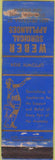 Matchbook Cover - Weber Surgical New Orleans LA Merchants girlie WORN