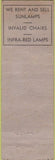 Matchbook Cover - Weber Surgical New Orleans LA Merchants girlie WORN