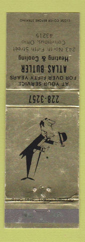 Matchbook Cover - Atlas Butler Heating Cooling Columbus OH WEAR
