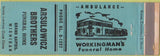 Matchbook Cover - Arsulowicz Brothers Funeral Home Grand Rapids MI