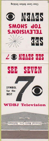 Matchbook Cover - CBS 7 Baltimore? Jackie Gleason Desi Arnaz