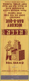 Matchbook Cover - Hickory BBQ Fort Myers FL