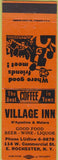 Matchbook Cover - Village Inn East Rochester NY