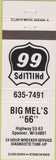 Matchbook Cover - Phillips 66 oil gas Spooner WI